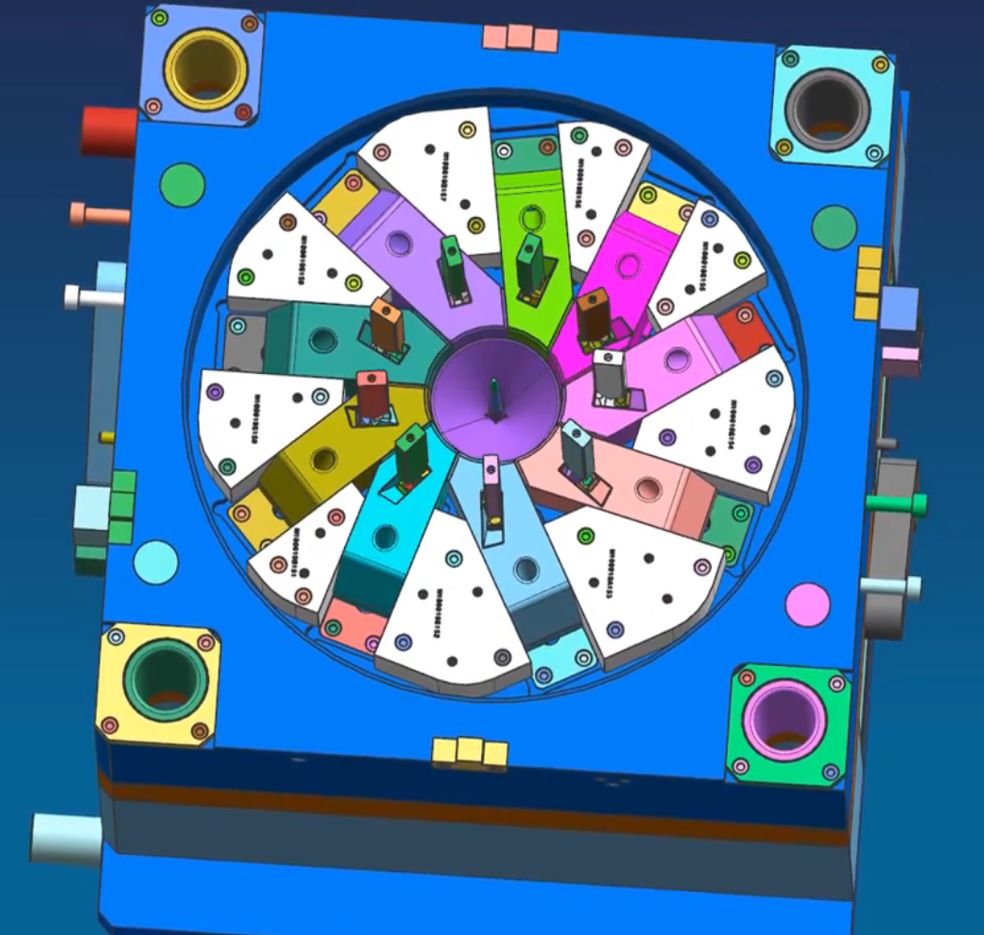 1585639955949469.jpg 加工中心這套葉輪模具如何設計?如何脫模?(圖3)